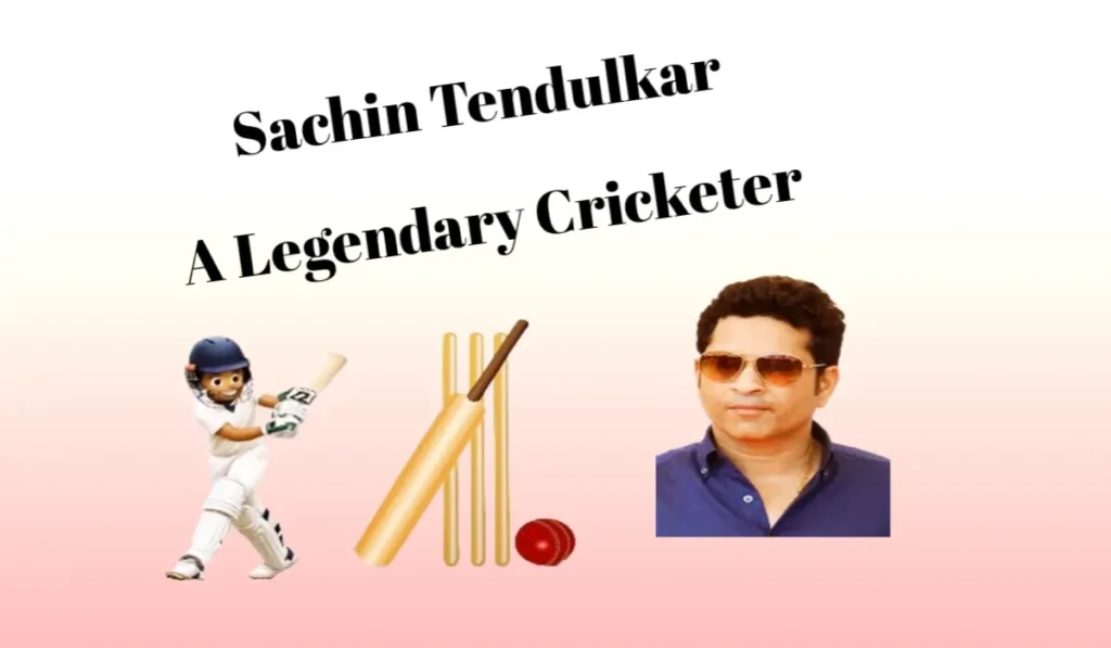 Sachin Tendulkar as a Cricketer