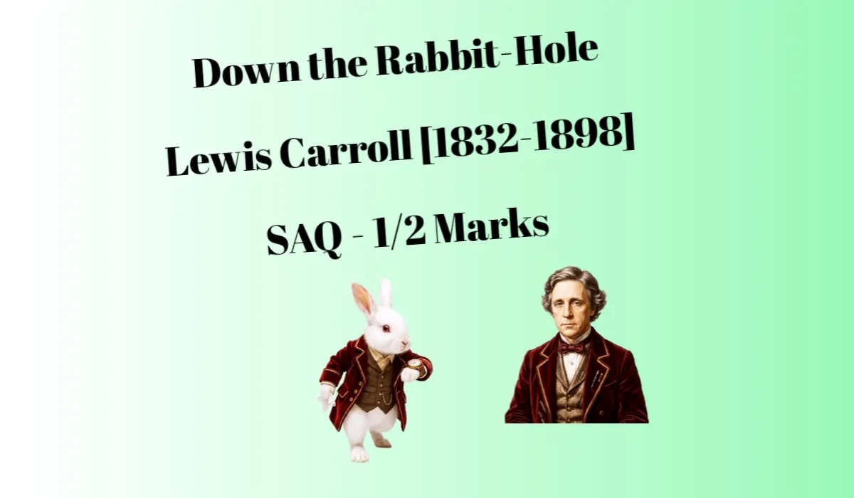 Down the Rabbit-Hole SAQ