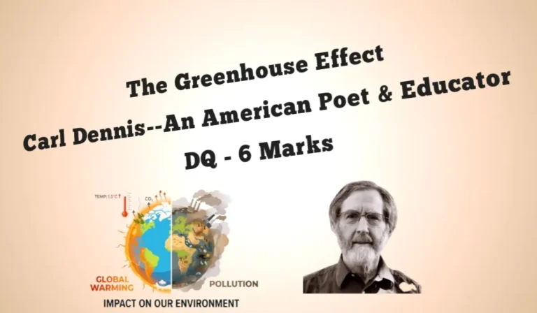 The Greenhouse Effect DQ